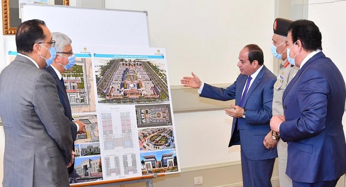 بالصور.. الرئيس السيسي يتابع الموقف التنفيذي لإنشاء الجامعات الجديدة الأهلية والدولية والتكنولوجية على مستوى الجمهورية