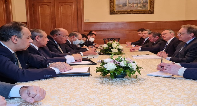 بالصور.. شكري يبحث مع نائب وزير خارجية روسيا القضايا الإقليمية والدولية ذات الاهتمام المشترك
