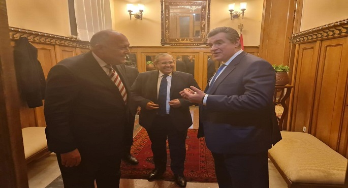 شكري يبحث مع رئيس لجنة العلاقات الخارجية بالبرلمان الروسي تعزيز العلاقات الثنائية