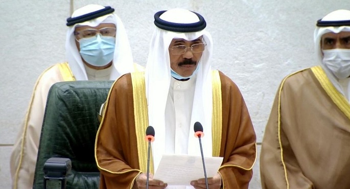 أمام مجلس الأمة.. أمير الكويت يدعو إلى الوحدة لمواجهة التحديات