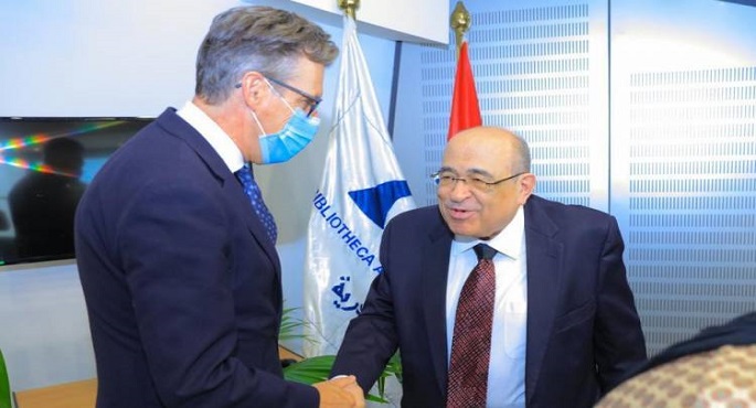 مكتبة الأسكندرية تستقبل السفير البريطاني