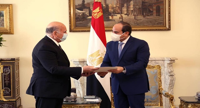 بالصور.. الرئيس السيسي: مصر داعمة لكل ما يحقق مصالح العراق ويحافظ على أمنه واستقراره