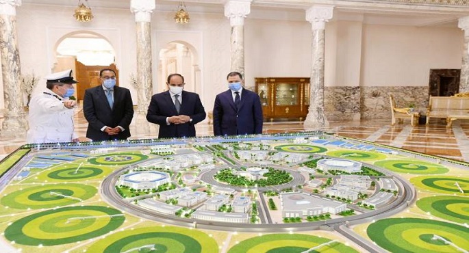 بالصور.. الرئيس السيسي يستعرض مخطط إعادة تأهيل وتطوير منشآت وزارة الداخلية