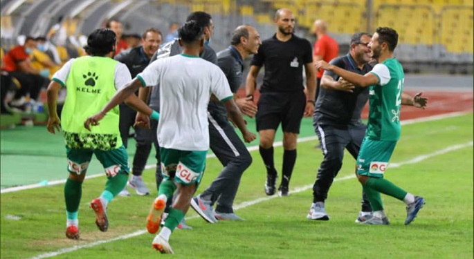 المصري يهزم الجونة 2-0 ويقفز خمسة مراكز بالدوري
