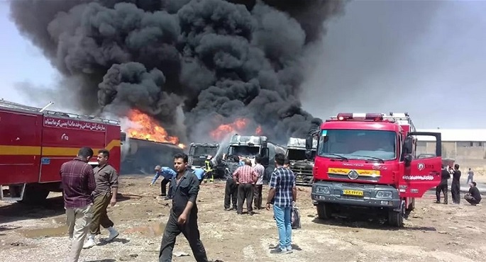 سقوط قتيل فى انفجار جديد وسط منطقة صناعية بإيران
