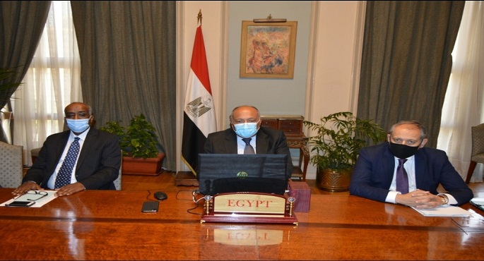 خلال كلمته في المؤتمر الوزاري حول ليبيا ..شكري: مصر تواصل جهودها حتى يعود الأمن والاستقرار إلى ليبيا