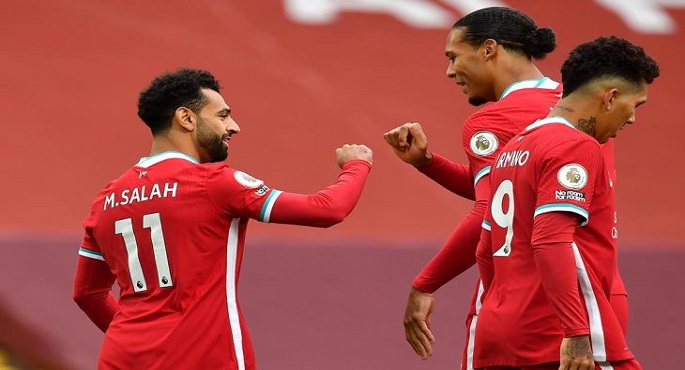 ليفربول يتعادل مع إيفرتون بهدفين لمثلهما في ديربي الميرسيسايد