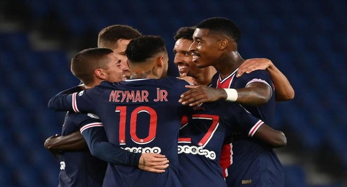 نيمار يقود سان جيرمان للفوز 6-1 على آنجيه فى الدورى الفرنسى