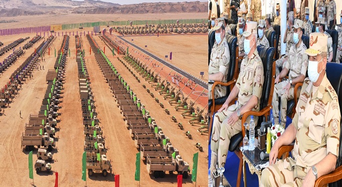 بالفيديو والصور.. وزير الدفاع يتفقد إجراءات تفتيش الحرب لإحدى تشكيلات الجيش الثالث الميداني