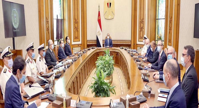 الرئيس السيسي يطلع علي المخطط الشامل لتنمية وتطوير بحيرة البردويل بشمال سيناء