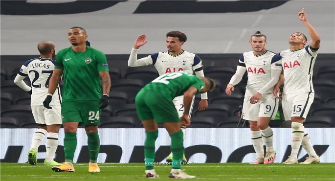 توتنهام يفوز على لودوجوريتس برباعية في الدوري الأوروبي
