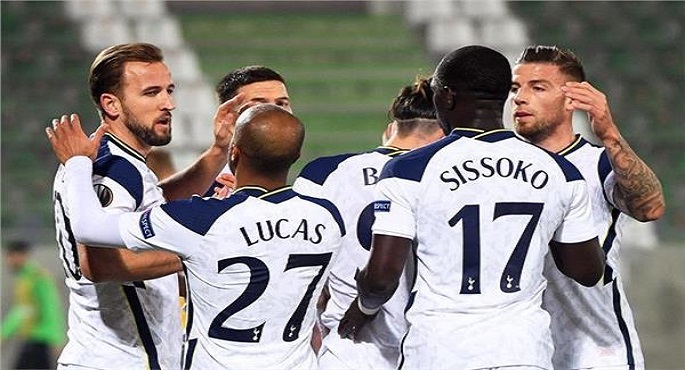توتنهام يفوز على لودوجوريتس بثلاثة أهداف في الدوري الأوروبي