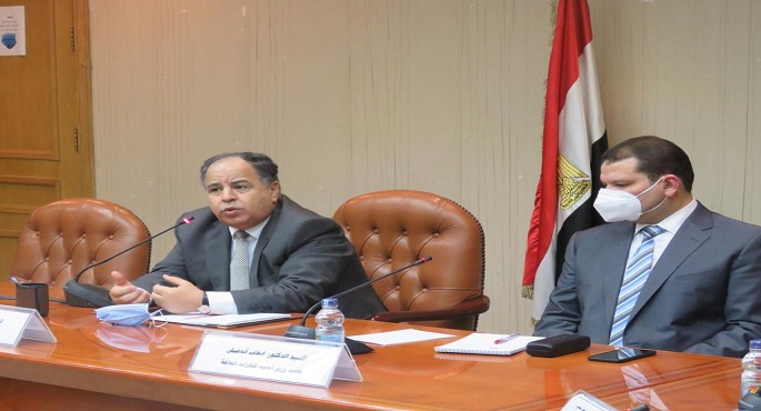 بالصور .. وزير المالية : ربط مصالح الضرائب والجمارك والضرائب العقارية إلكترونيًا بنهاية يونيه ٢٠٢٢