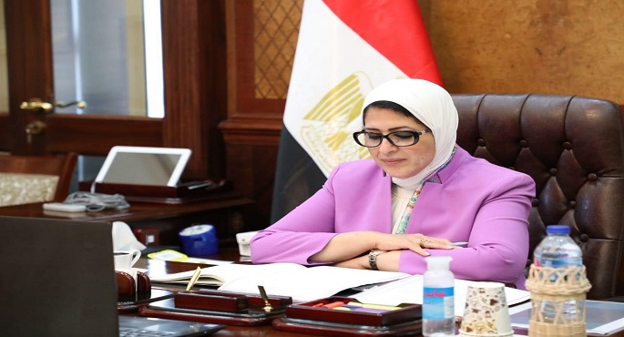 وزيرة الصحة تتابع سير العمل بخطة الوزارة للتصدي لانتشار فيروس كورونا
