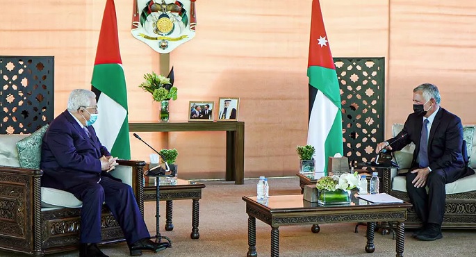 العاهل الأردني يدعو لتكثيف الجهود لإنهاء الصراع الفلسطيني الإسرائيلي على أساس حل الدولتين