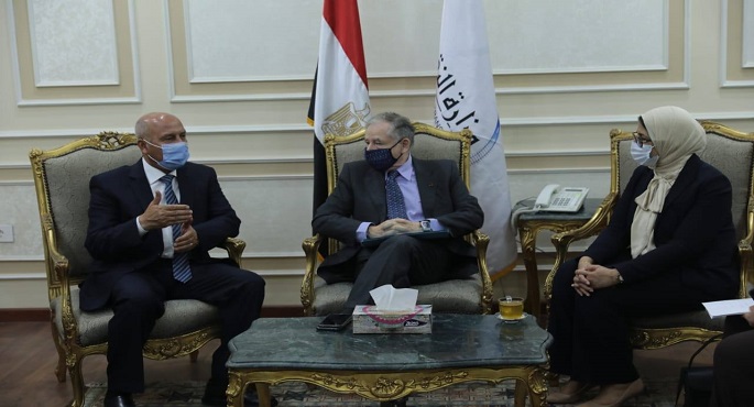 بالصور .. وزيرا النقل والصحة السكان يبحثان مع مبعوث السكرتير العام للامم المتحدة للسلامة على الطرق