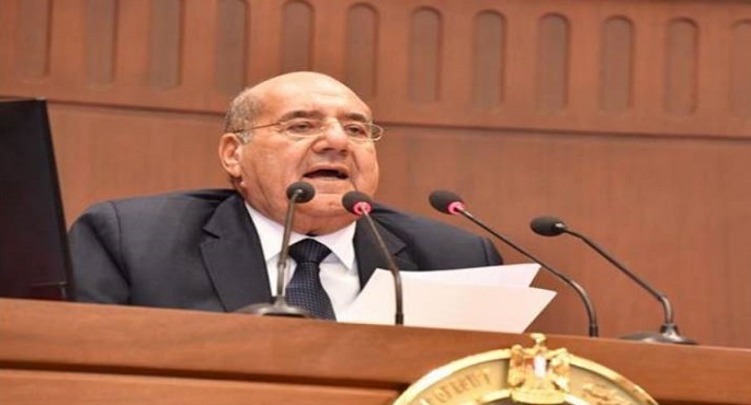 رئيس مجلس الشيوخ يهنىء رئيس مجلس النواب الجديد المستشار حنفي جبالي