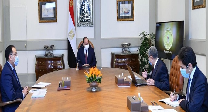 الرئيس السيسي يوجه بالتوسع في مشروعات توليد الكهرباء من مصادر الطاقة الجديدة والمتجددة