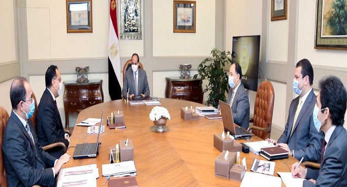 الرئيس السيسي يوجه بالاستمرار في تعزيز إجراءات الدولة المالية للتعامل مع تحديات  كورونا