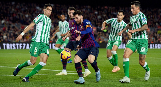 برشلونة يستضيف ريال بيتيس بحثاً عن العودة للانتصارات بالدوري الإسباني