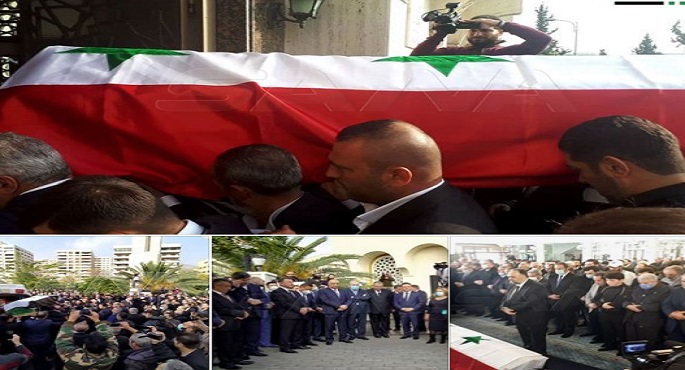 تشييع جنازة وزير الخارجية السورى وليد المعلم