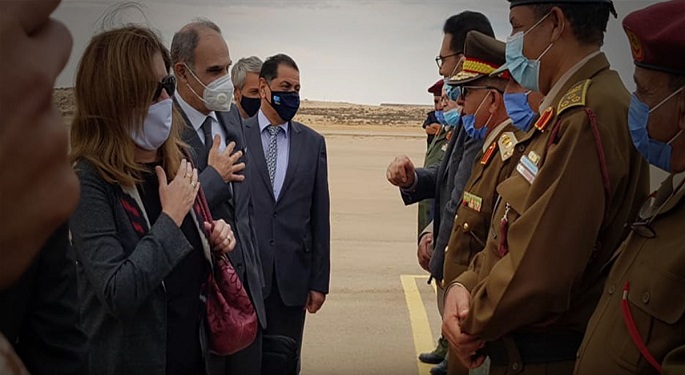 مبعوثة الأمم المتحدة تطلق من البريقة عملية توحيد حرس المنشآت النفطية في ليبيا