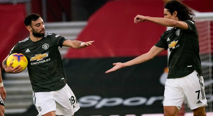 مانشستر يونايتد يحول تأخره بهدفين إلى فوز قاتل أمام ساوثامبتون بالدوري الإنجليزي