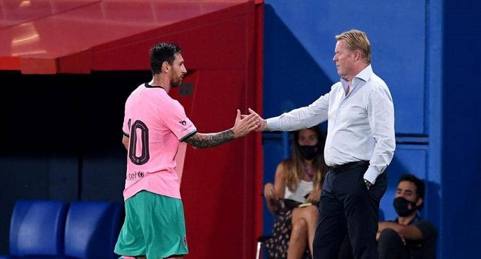 كومان: لا أواجه صعوبات في التعامل مع ميسي