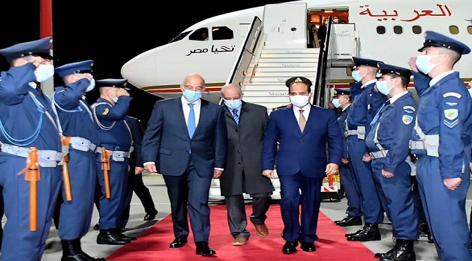 بالصور .. الرئيس السيسى يصل إلى العاصمة اليونانية أثينا فى زيارة رسمية