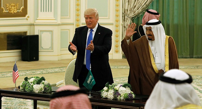 الملك سلمان يبحث هاتفيا مع ترامب التطورات في المنطقة