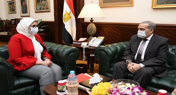 بالصور.. الصحة والانتاج الحربي تبحثان مشروع الميكنة والتحول الرقمي بمنظومة التأمين الصحي