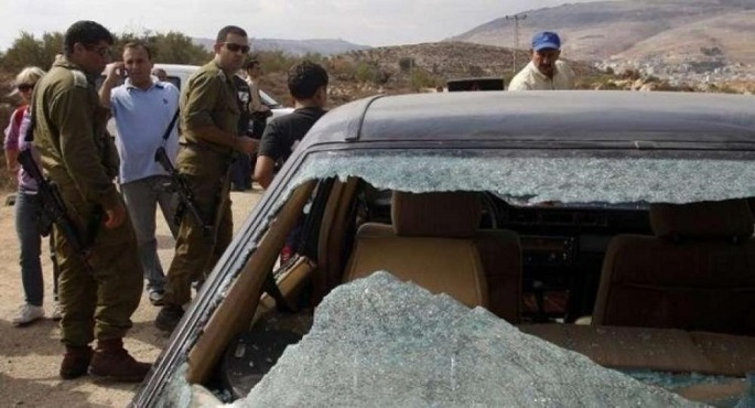 مستوطنون يهاجمون مركبات الفلسطينيين على طريق جنين – نابلس