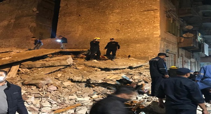 انتشال 6 جثث جراء انهيار عقار بمنطقة محرم بك في الأسكندرية