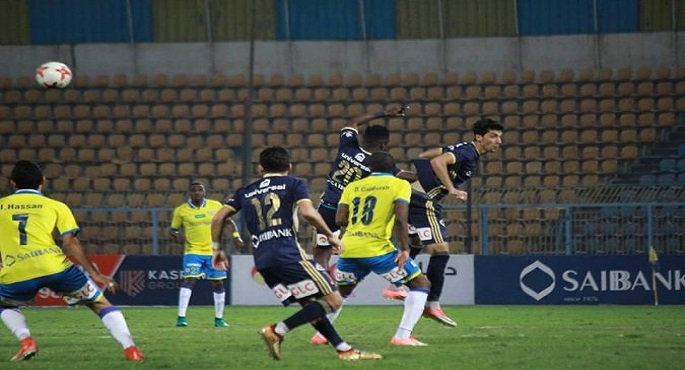 تعادل الإسماعيلي والإنتاج الحربي 3-3 في الدوري الممتاز