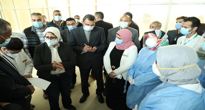 بالصور.. وزيرة الصحة توجه بسرعة البدء في رفع كفاءة مستشفى بئر العبد بشمال سيناء وتزويدها بـ5 ماكينات غسيل كلوي