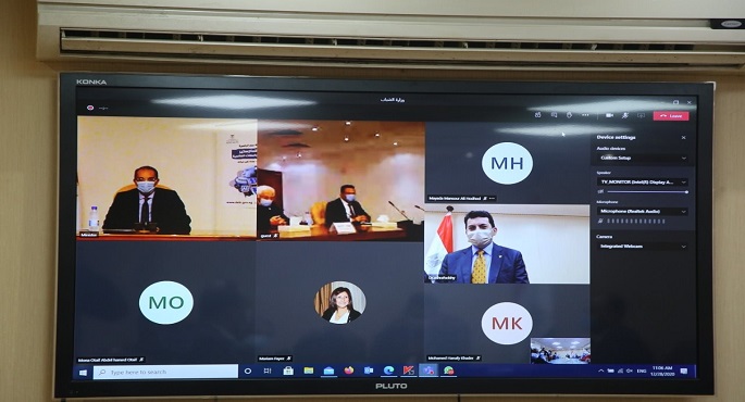 عبر تقنية الفيديو كونفرانس .. وزيرا الشباب والاتصالات يشهدان توقيع بروتوكول تعاون لتنفيذ مبادرة مصر الرقمية
