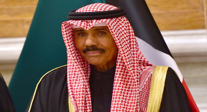 أمير الكويت ورئيس وزراء فلسطين يبحثان تعزيز العلاقات الثنائية