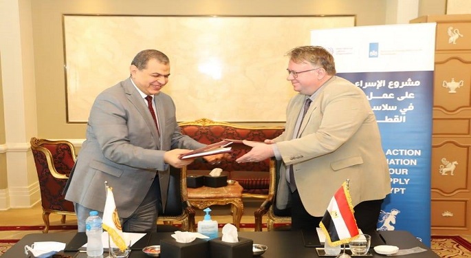 بالصور.. توقيع خطة عمل مشروع الإسراع بالقضاء على عمل الأطفال في سلاسل التوريد بمصر