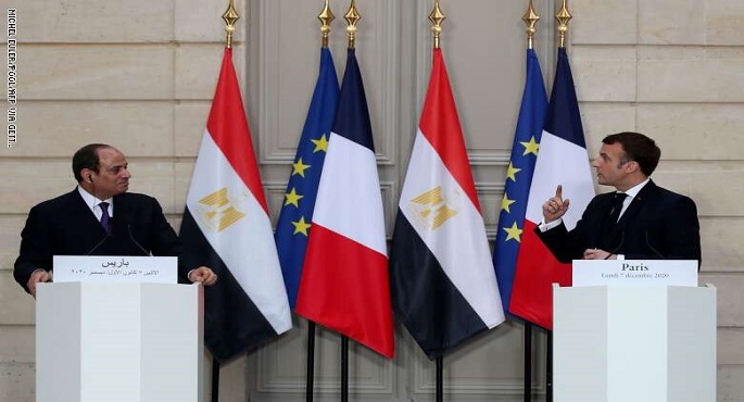 الشرق الاوسط : توافق مصرى فرنسى حول ليبيا وشرق المتوسط
