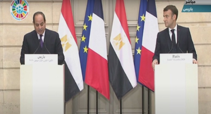 بالفيديو.. السيسي: مصر وفرنسا تجمعهما علاقات استراتيجية.. وماكرون يؤكد دور مصر المحوري بالشرق الأوسط