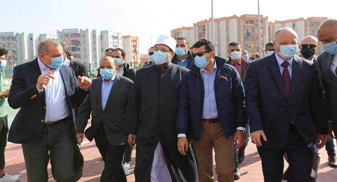 بالصور.. وزراء الشباب والأوقاف والتنمية المحلية ومحافظ القاهرة يتفقدون مركز شباب الأسمرات