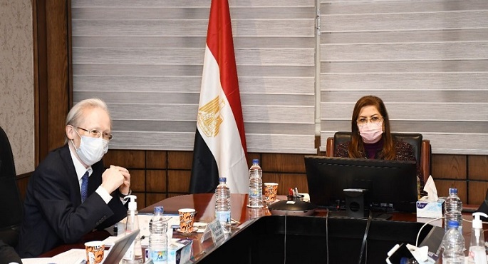 بالصور .. وزيرة التخطيط تبحث مع السفير الياباني بالقاهرة أوجه التعاون المشترك