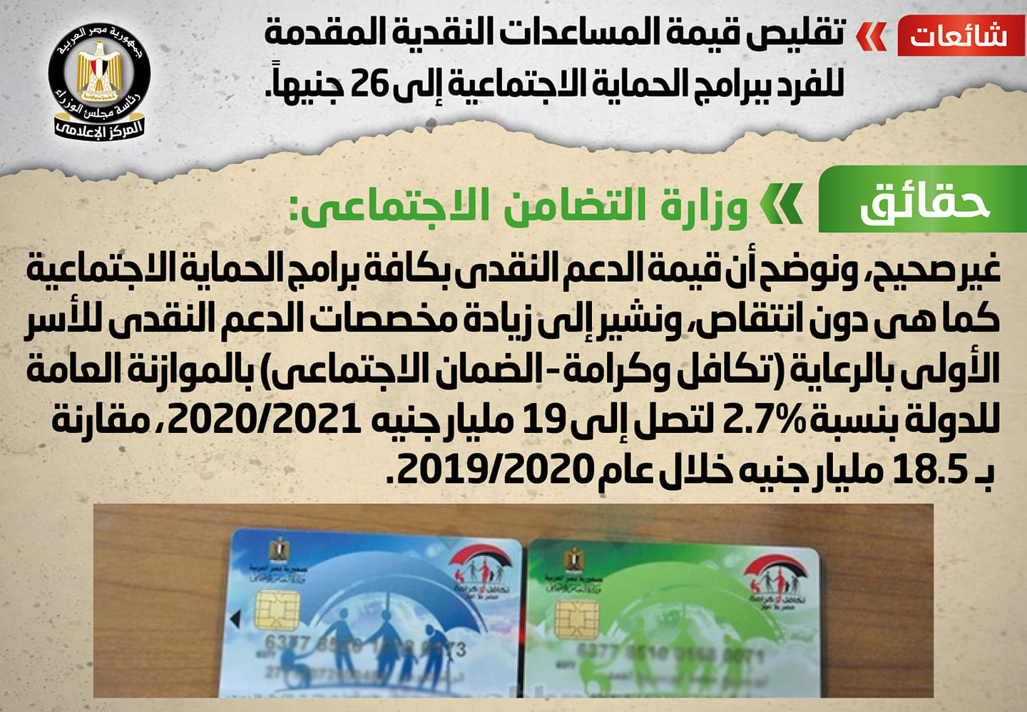 مجلس الوزراء ينفي ماتردد حول إنفاق 90 مليار جنيه من الموازنة العامة للدولة لتنفيذ مشروعات العاصمة الإدارية