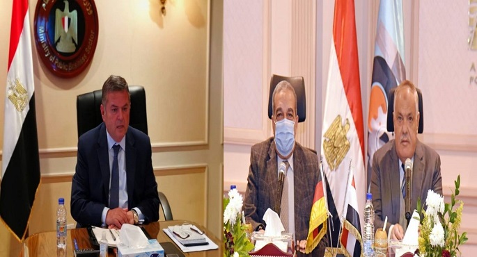 بتعاون ألماني.. وزير الإنتاج الحربى والتراس يناقشان إنشاء مصنع إطارات المركبات