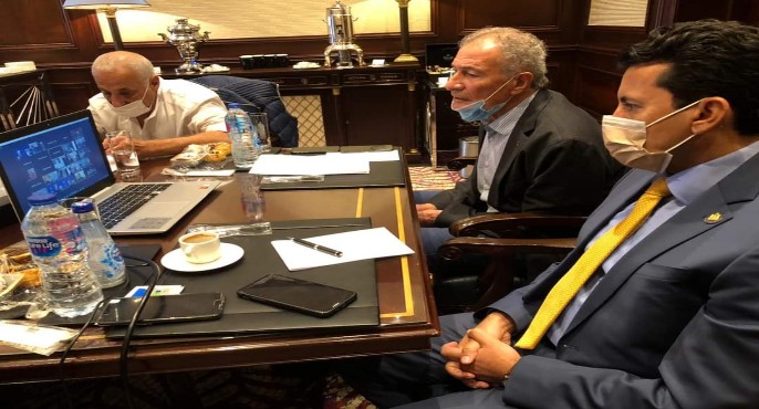 بالصور .. وزيرا الرياضة والصحة يعقدان اجتماعا مع رؤساء الوفود المشاركة في مونديال اليد لطمأنتهم علي الإجراءات الصحية