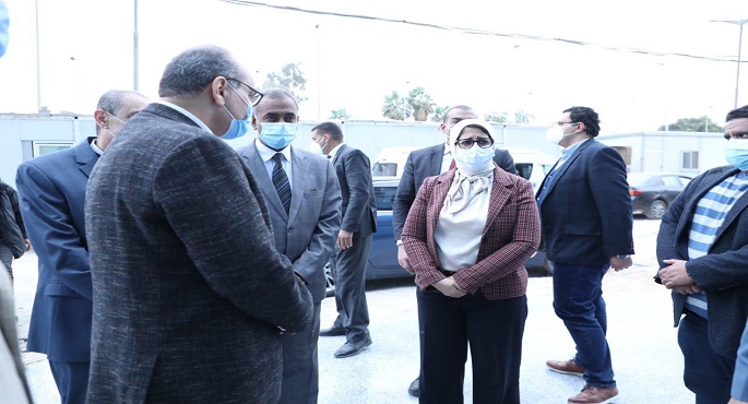 بالصور.. وزيرة الصحة تتفقد المركز القومي للترصد والتحكم في الأمراض المعدية بإمبابة بتكلفة إنشاء 350 مليون جنيه