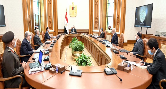 الرئيس السيسي يتابع المخطط التنفيذي لتطوير 1500 قرية وتوابعها كمرحلة اولى من المشروع القومي لتطوير الريف المصري
