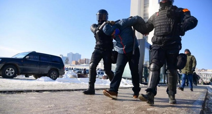 اعتقال المئات خلال مظاهرات جديدة لمؤيدي نافالني في أنحاء روسيا