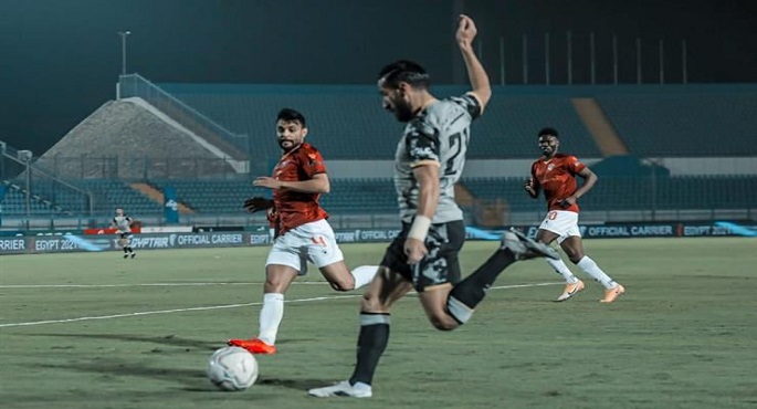 الأهلي يستعيد الصدارة بعد فوزه على سيراميكا كيلوباترا بثنائية كهربا وسليمان