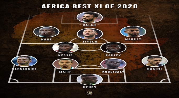 محمد صلاح يتصدر تشكيل أفريقيا المثالي فى 2020 من جلوب سوكر